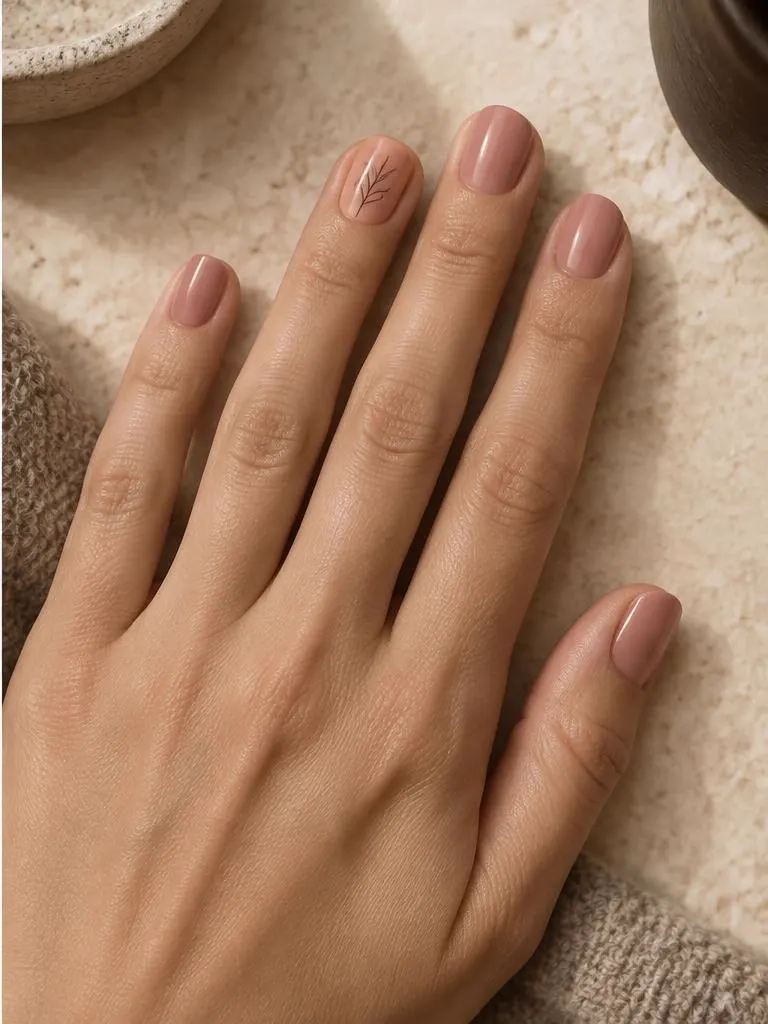 After fine-line manicure
