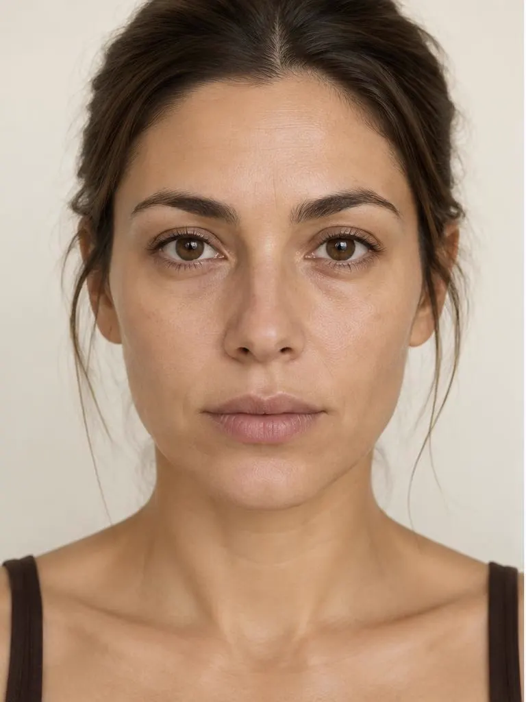Before sculpt facial